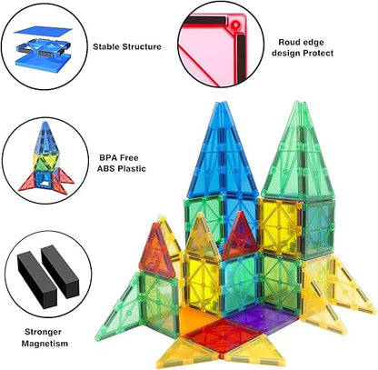 203-MAGPLAY MAGNETIC TILES 18PC