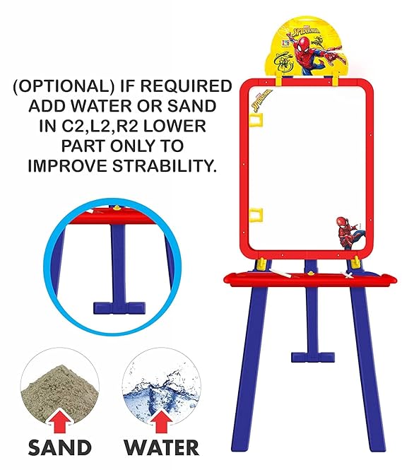TY-SMEB-6577-4 5IN1 SPIDER MAN EASEL