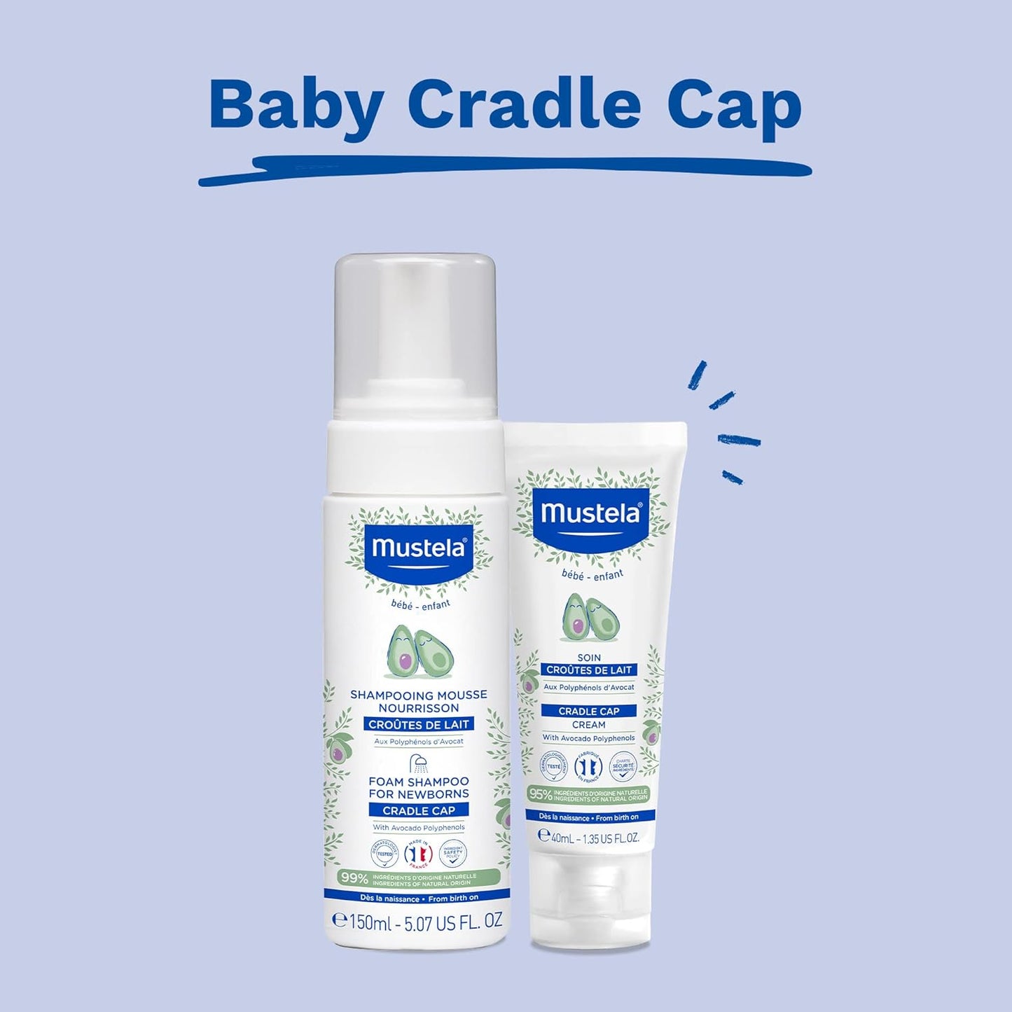 Mustela Cradle Cap Cream 40ML
