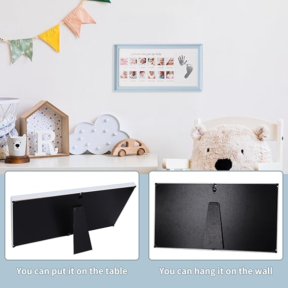 Baby’s First Year Memory Frame with Hand & Footprint Kit