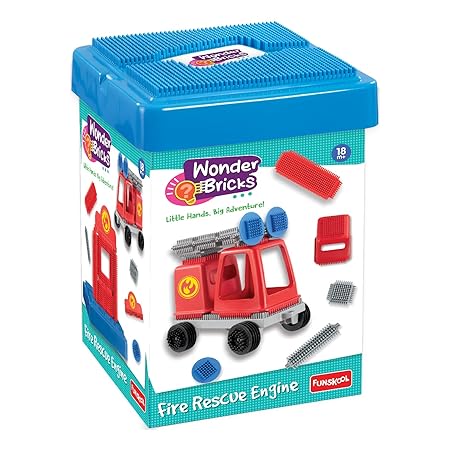 WONDER BRICKS FIRE RESCUE ENGINE