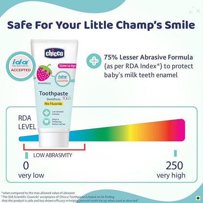 88890 TOOTH PASTE STRAWBERRY 1-6Y