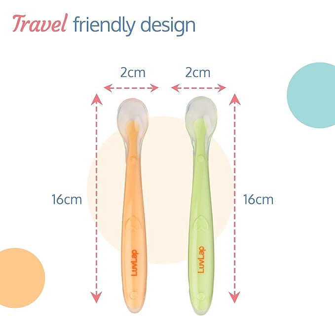 19093 BABY SOFT SILICON SPOON PK2