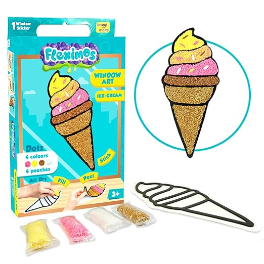 IMFM49(CLAY STICKER ICE CREAM)