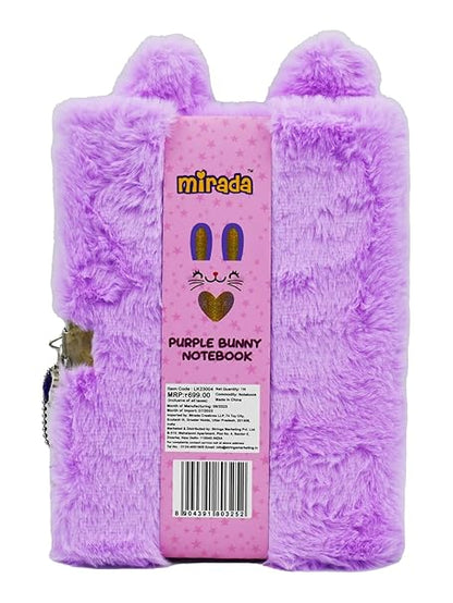 LK23004 PURPLE BUNNY NOTE BOOK