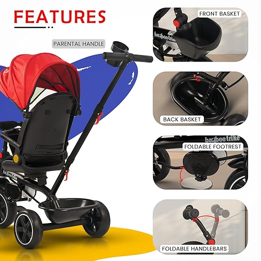 Baybee Tricycle - Red