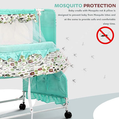 Baybee Baby Swing Cradle for Newborn Baby, Infant Baby Cradle Jhula for Baby with Mosquito Net
