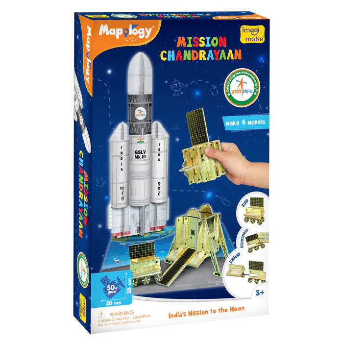 Mapology Mission Chandrayaan – 4-in-1 Space Exploration Model Kit