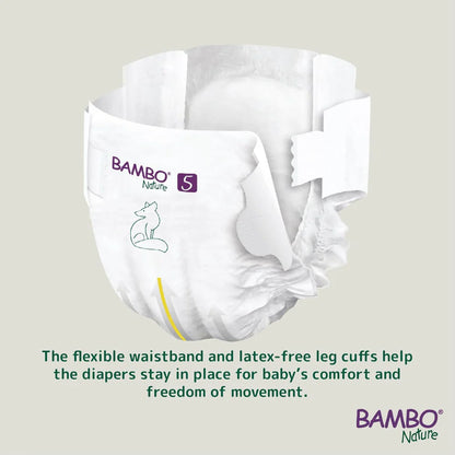 Bambo Nature Premium Baby Tape Diapers for Babies, XL Size (12-18 Kgs) - Mamadada
