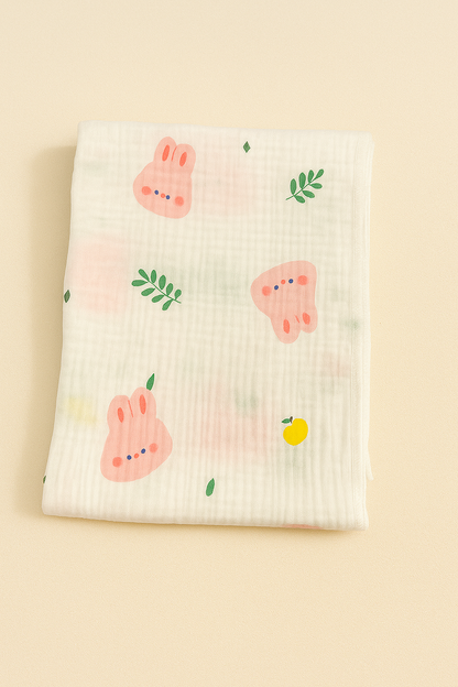 Bunny Garden Baby Wrap