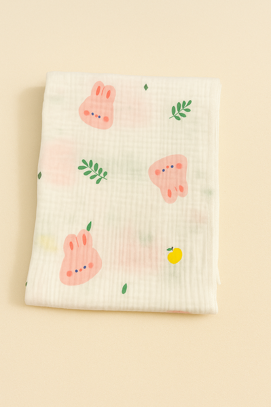 Bunny Garden Baby Wrap