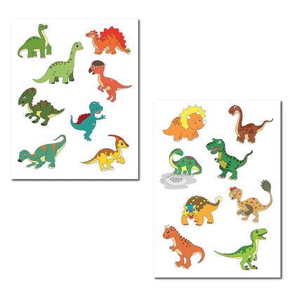 PEGASUS - Set of 4 Colouring Sticker Activity Book for 3+ Years Kids