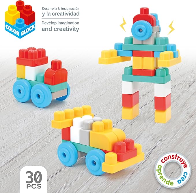 9962 BUILDING BLOCKS POLICE CAR 30PCS