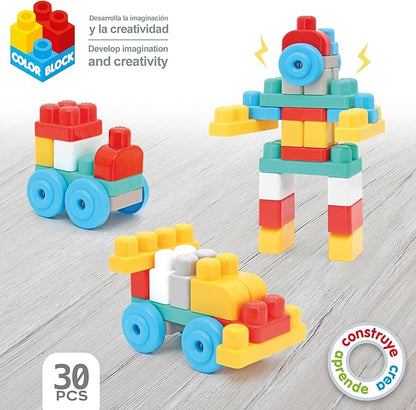 9962 BUILDING BLOCKS POLICE CAR 30PCS