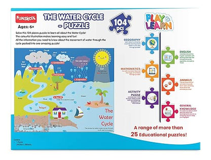 The Water Cycle Puzzle – 104 Pieces Educational Toy for Kids - Mamadada