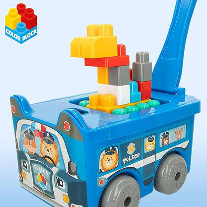 9962 BUILDING BLOCKS POLICE CAR 30PCS
