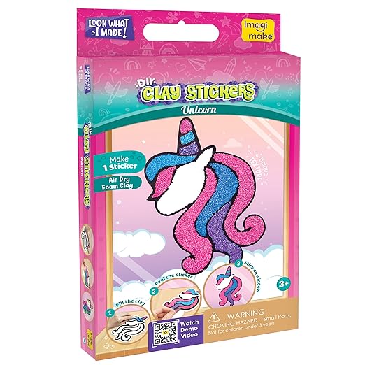 IMFM46(CLAY STICKER MICRO UNICORN)