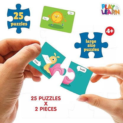 Funskool Rhyming Words Puzzle – Educational Play Set - Mamadada