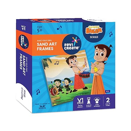 FEVICREATE CHHOTA BHEEM SAND SEQUIN KIT