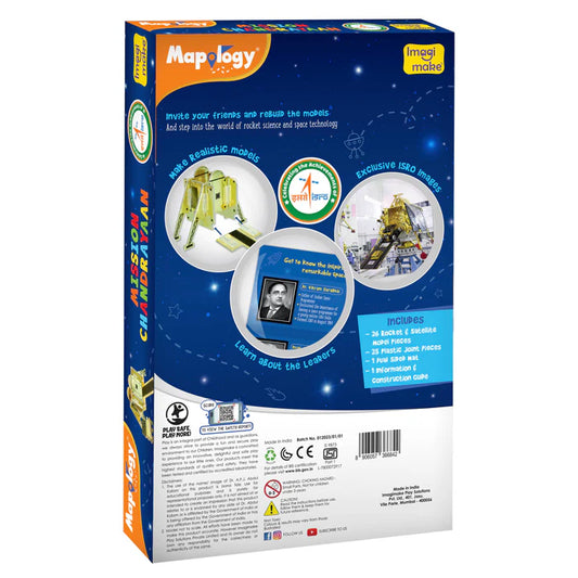 Mapology Mission Chandrayaan – 4-in-1 Space Exploration Model Kit