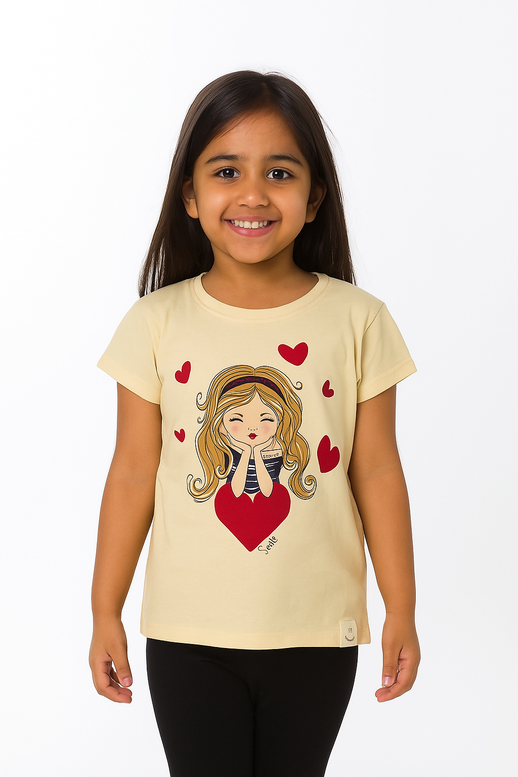Lovely Heart Girl Tee