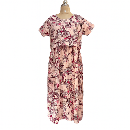 Pink Lily Feeding Maxi Dress