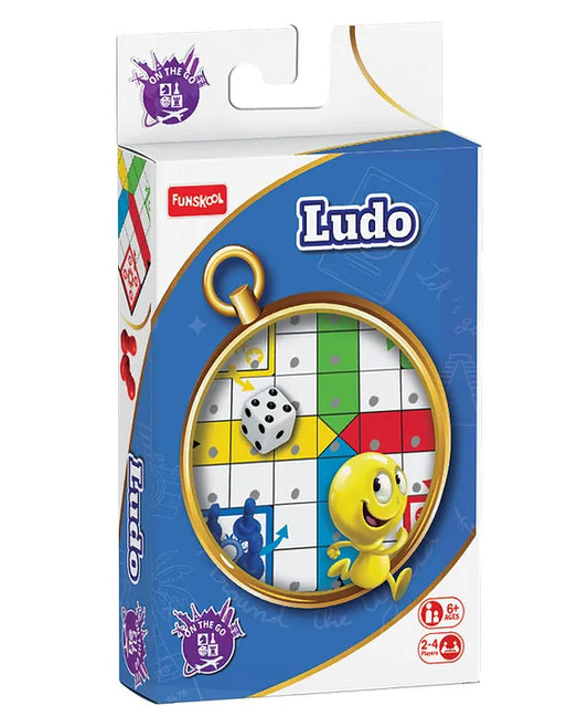 Funskool Travel Ludo - Multicolour - Mamadada