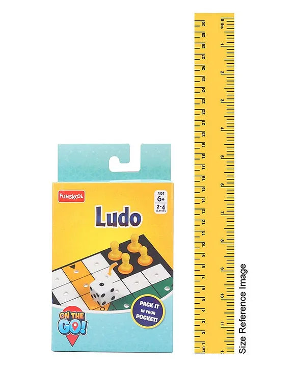 Funskool Travel Ludo - Multicolour - Mamadada