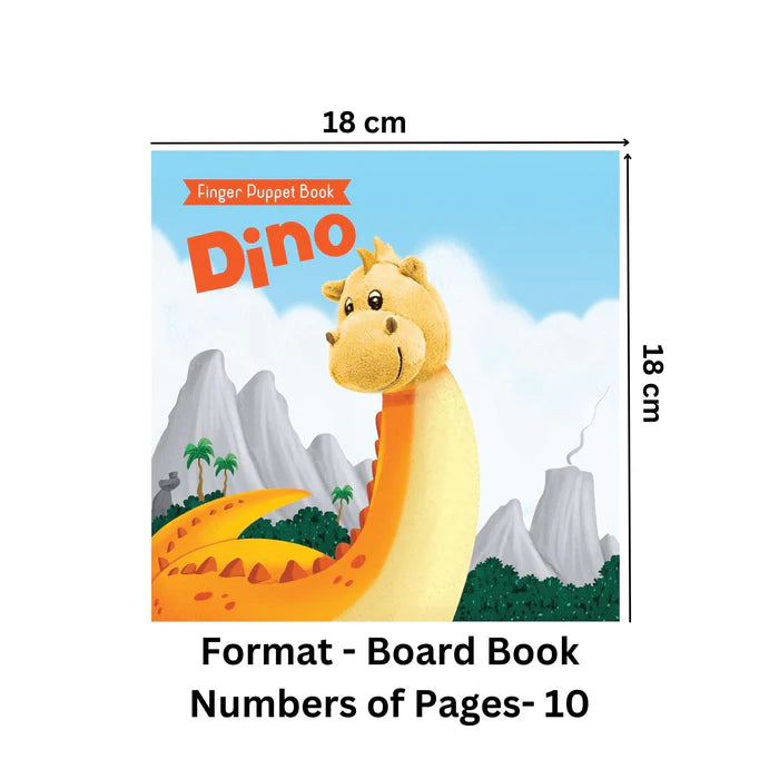 Pegasus - Finger Puppet Board Book - The Claw- Dinosaur & Elephant