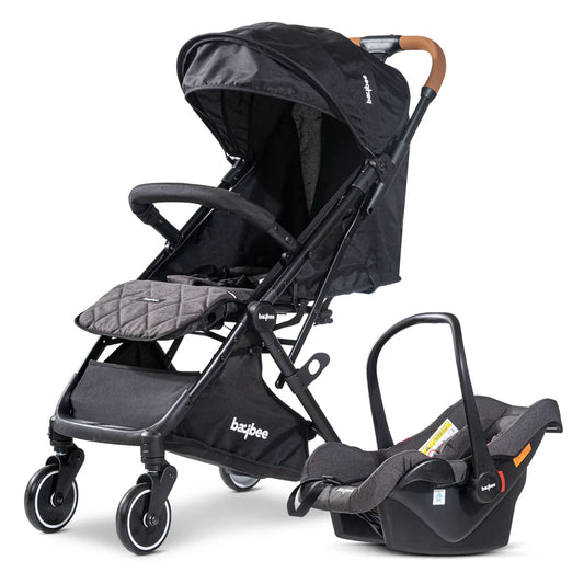 Baybee Cruise & Carry Convertible Baby Pram Stroller with Car Seat Combo