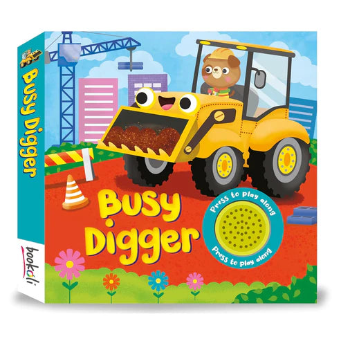 Busy Digger Sound Book - Shree Books