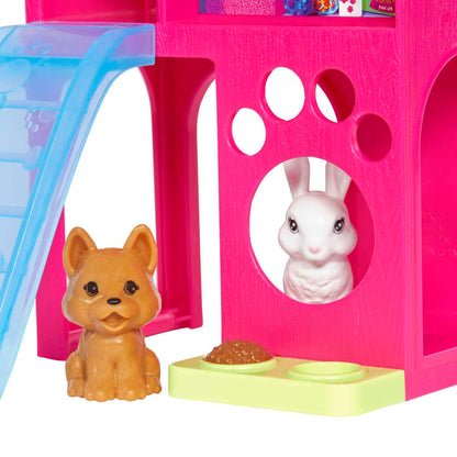 Barbie Playset with Pet Playhouse, Doll - Mamadada