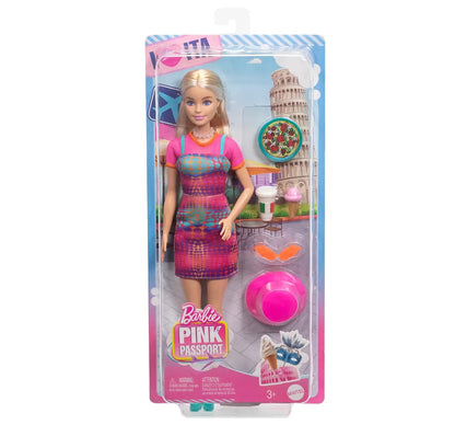 Barbie Pink Passport Travel Doll - Mamadada