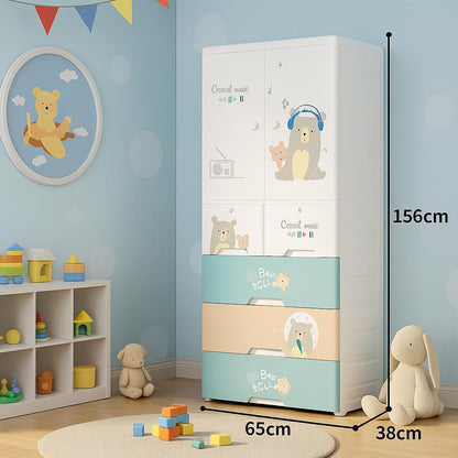 Kids Cartoon Wardrobe Collection – Cute & Practical Storage for Little Ones - Mamadada