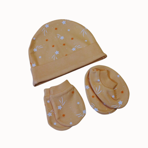 KINDER-Cap Booties Yellow