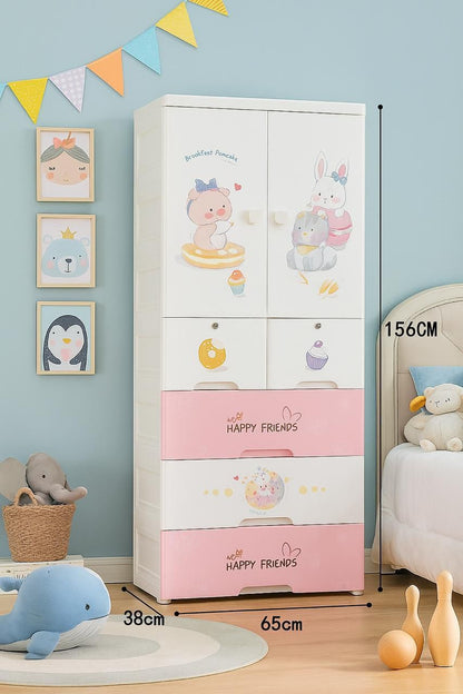 Kids Cartoon Wardrobe Collection – Cute & Practical Storage for Little Ones - Mamadada