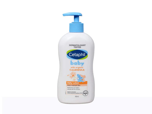 Cetaphil Baby Daily Moisturizing Lotion 400ml with Organic Calendula - Mamadada