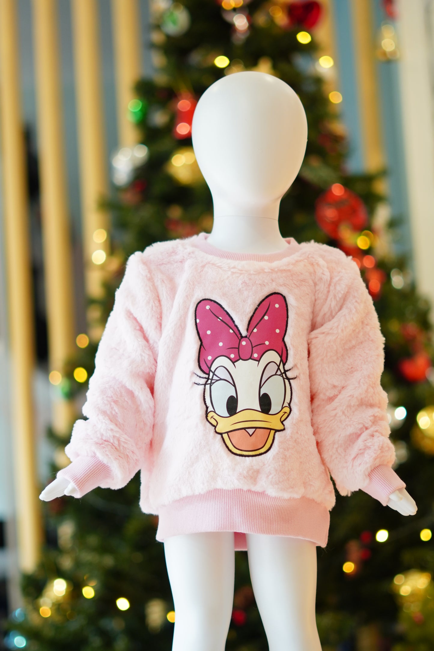 Winter Wear L Pink Minnie Girls Fs Top-9104