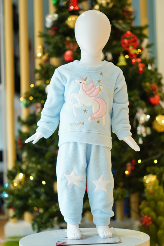 Winter Wear Unicorn Sky Blue Fs P Suit-4252