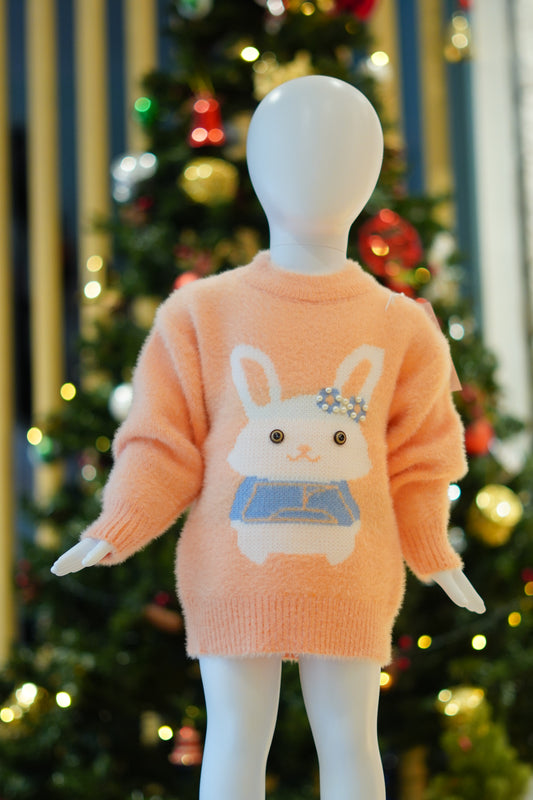 Winter Wear L Orange Rabbit Fs Top-2315
