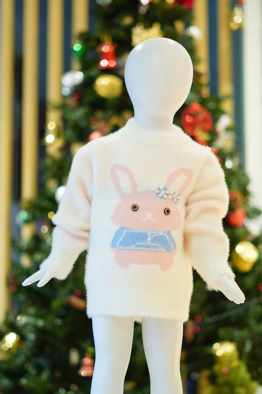 Winter Wear L Pink Rabbit Fs Top-2315