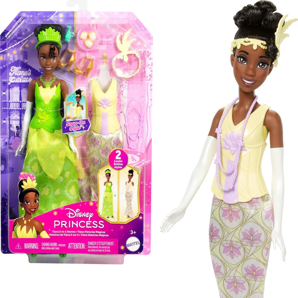 Disney Princess Tiana 2-in-1 Magical Stories Doll - Mamadada