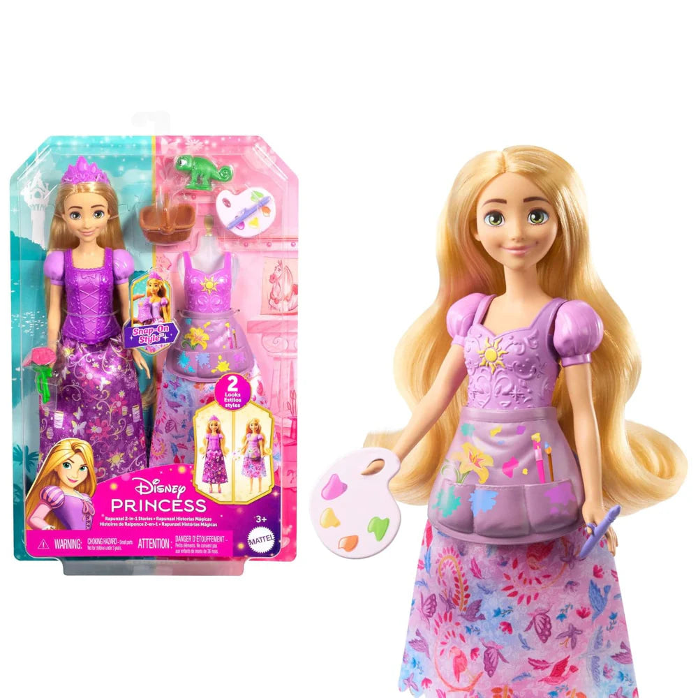 Disney Princess Rapunzel 2-in-1 Style Doll - Mamadada