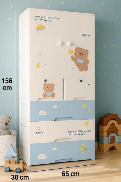 Kids Cartoon Wardrobe Collection – Cute & Practical Storage for Little Ones - Mamadada