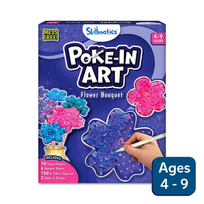 POKE IN ART FLOWER BOUQUET