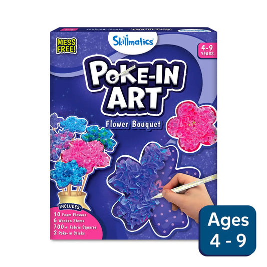 POKE IN ART FLOWER BOUQUET