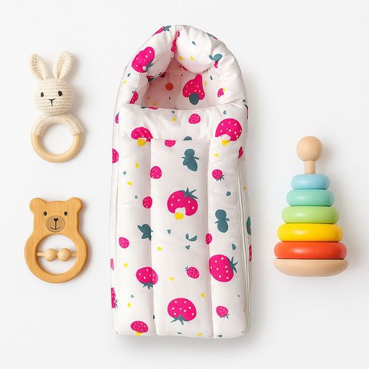 BW-STRAWBERRY PINK BED