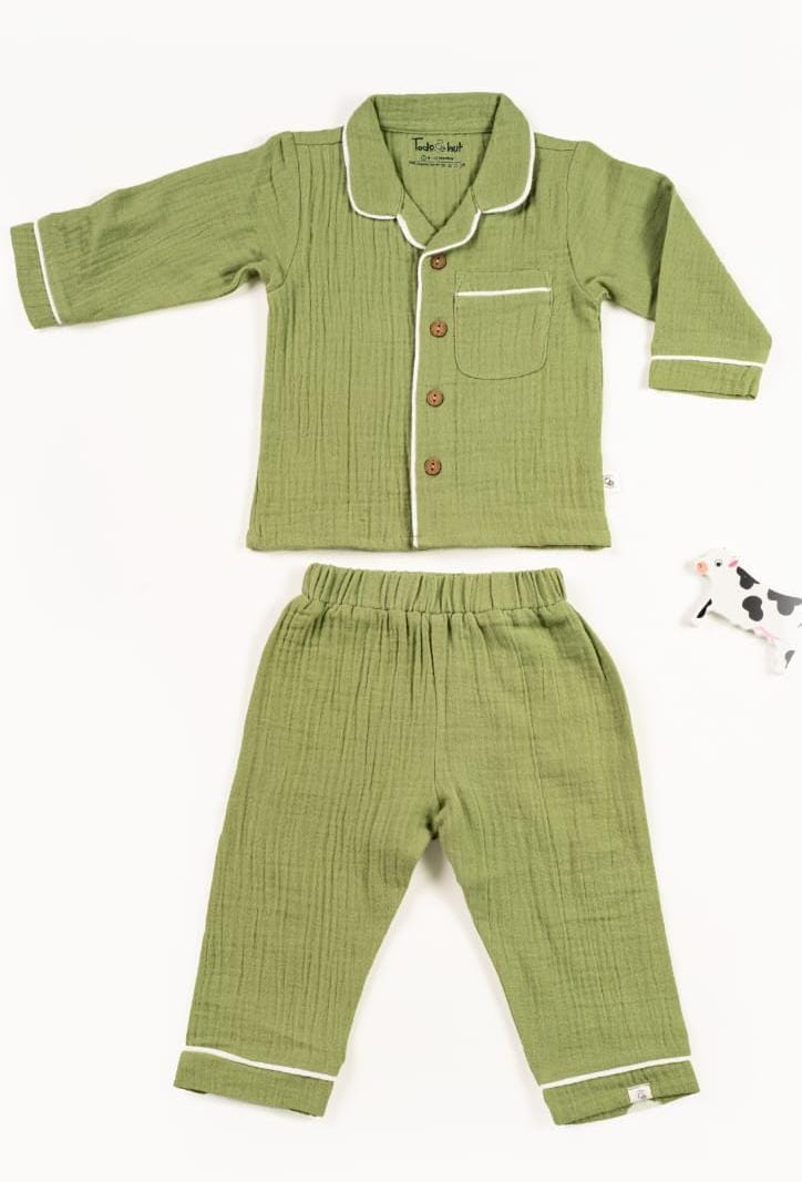 Platachio Night Suit - Mamadada