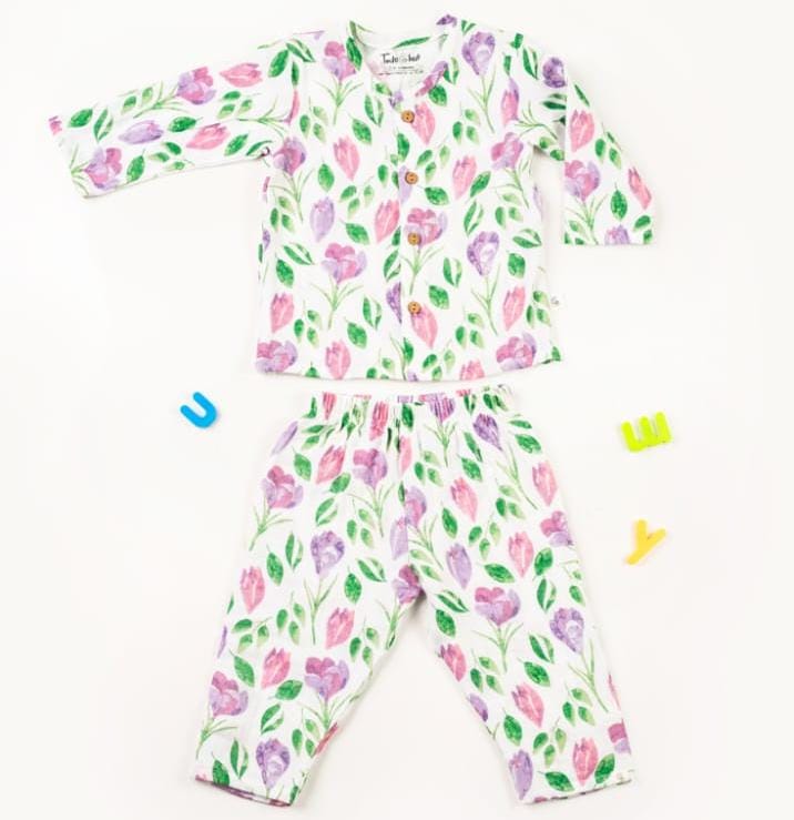 Lilac Dream Night Suit - Mamadada