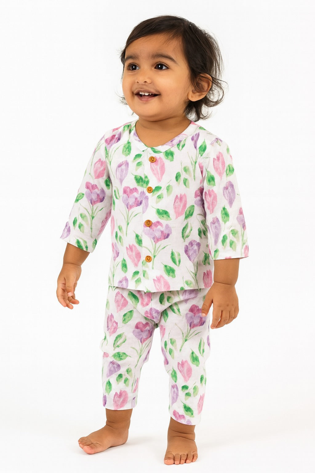 Lilac Dream Night Suit - Mamadada